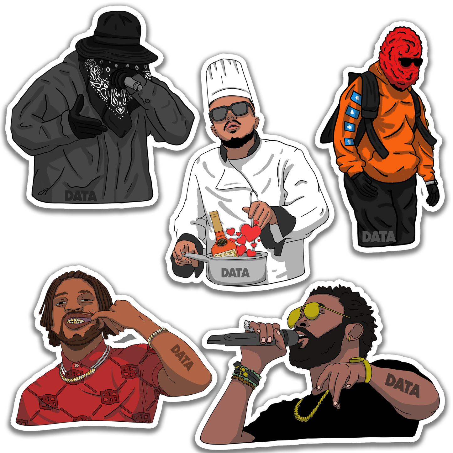STICKERS "Rap 1"